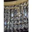 Lustra moderna cristal alama Aur 24k 6xE14/40W, Ring LU 2411/6/60 Gold Orion